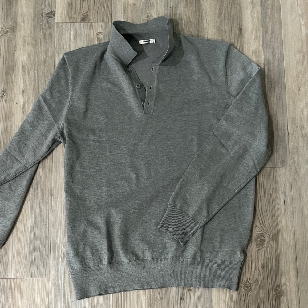 Gray Men's Sweater